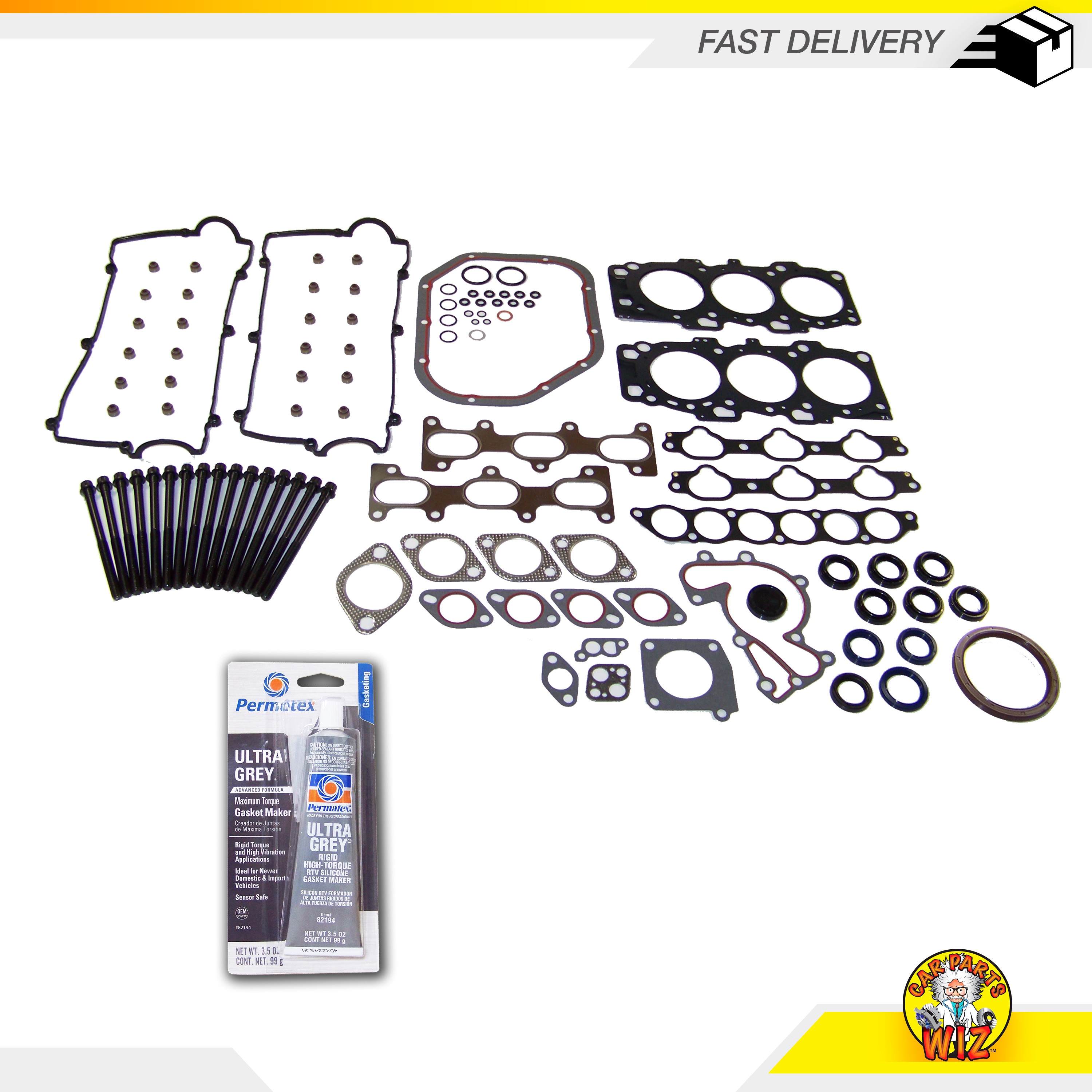 Full Gasket Set & Head Bolt Kit Fits 0110 Kia Sportage Hyundai Tucson